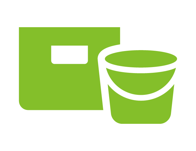 Ikonka z odpadami zmieszanymi opakowaniowymi