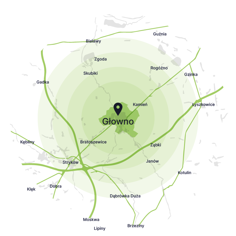 Wywóz gruzu Głowno