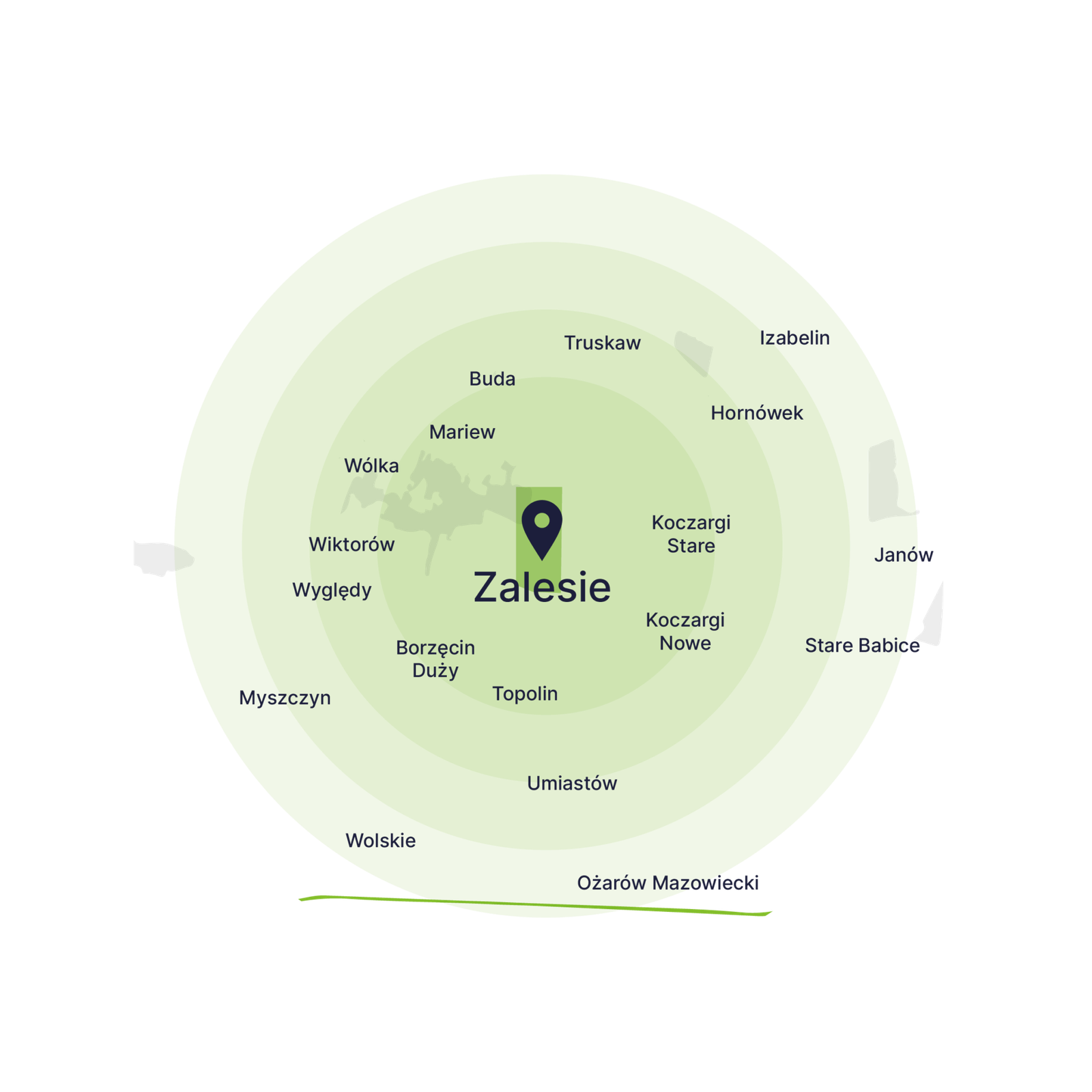 Wywóz gruzu Zalesie