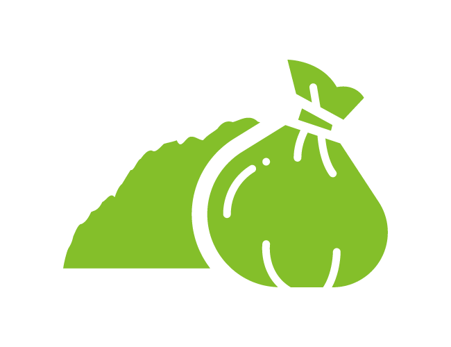 Ikonka ze śmieciami i innymi odpadami